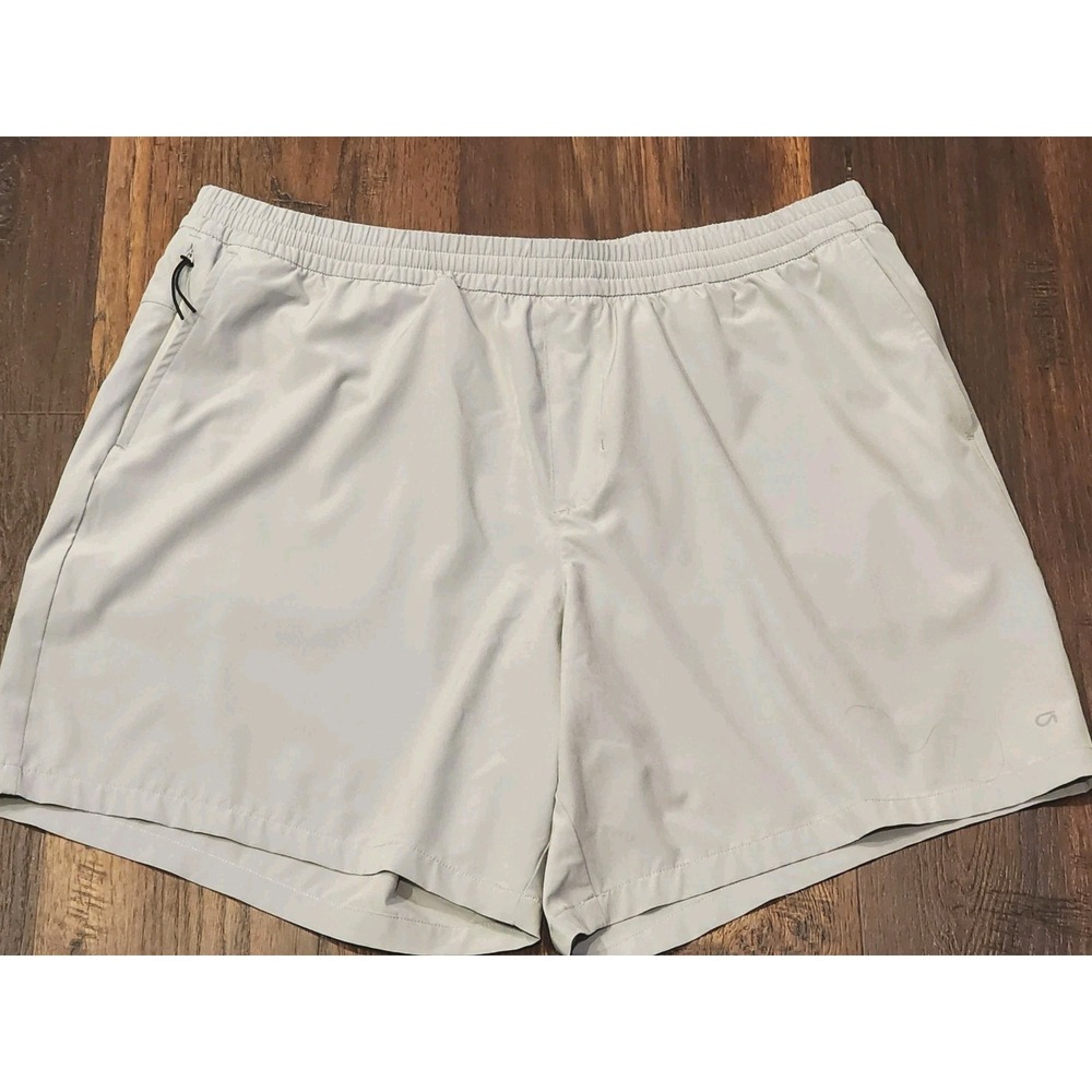 Gap Fit Men's Nylon Gray Athletic Shorts, Size XL, Inseam 7", Breathable